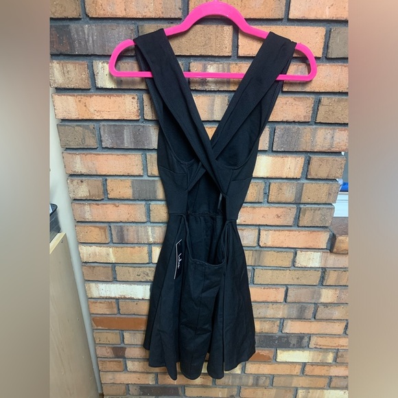 Lulu's Classic Criss Cross Back Mini Dress - Picture 2 of 4